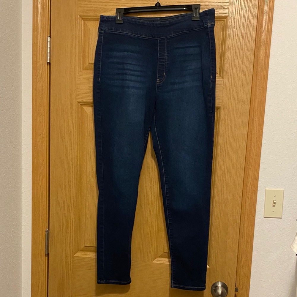 Dark Blue Women's Jeans So Good For Life XL Pull on jugging